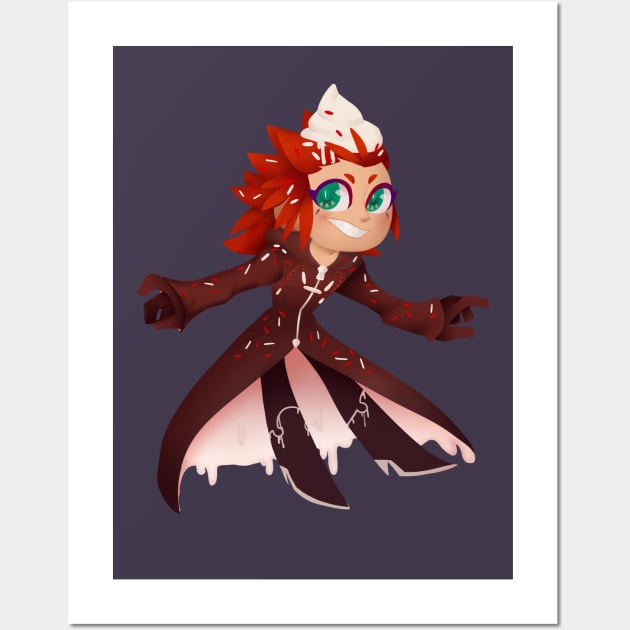 Axel - Red Velvet Wall Art by VenaCoeurva